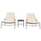 Manhattan Comfort Sunset 3-Piece Patio Conversation Set in Cream OD-CV021-CR - alternate 4